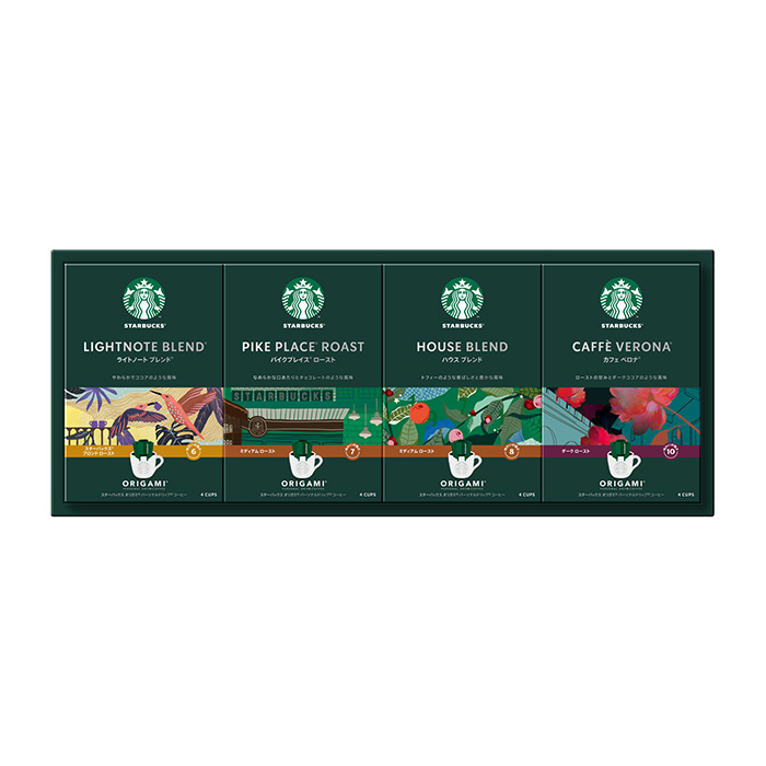 [スターバックス] オリガミドリップコーヒー４種４箱入