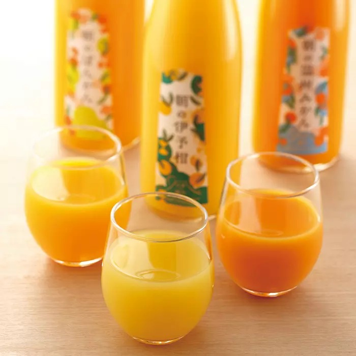 愛媛県 朝のジュース 3本