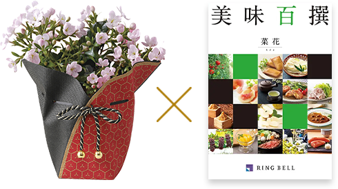 【敬老の日専用ラッピング】匂い桜＋美味百撰　菜花コース