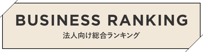 BUSINESS RANKING 法人向け総合ランキング