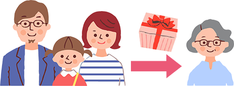 お子さまと一緒にお母さん、お義母さんへ贈る